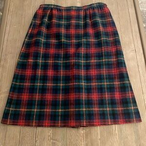 Vintage Pendleton wool skirt